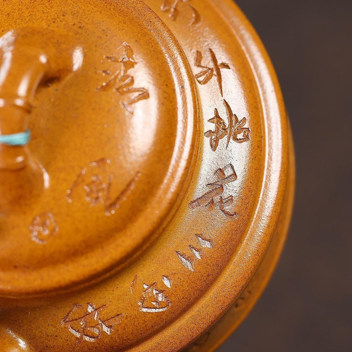 Qing Feng Zhu Gu Yixing Teapot | Raw Huang Jin Duan Ni Golden Clay | Handcrafted 320ml