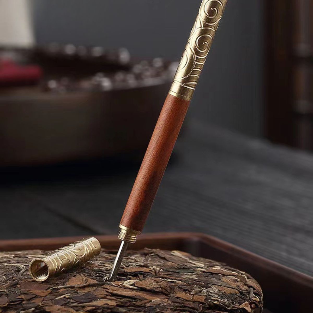 Jingu Bang Pu-erh Tea Knife & Needle – Dual-Ended