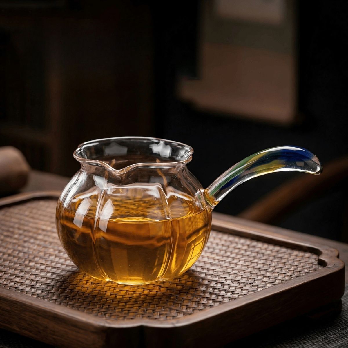 Micui Side-Handle Glass Fairness Pitcher – 350 ml