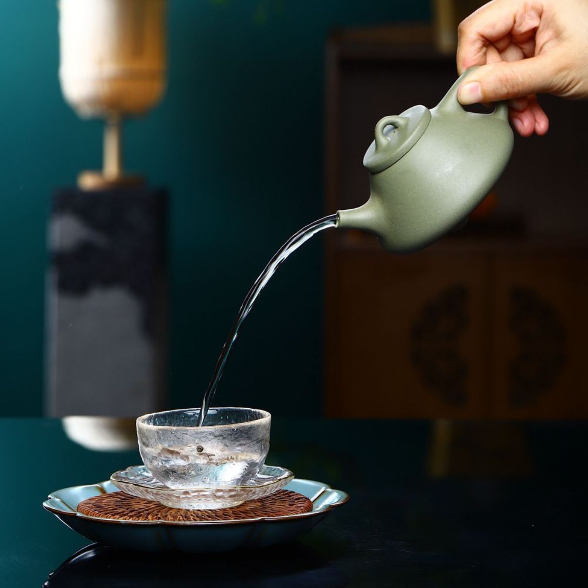 Handmade Yixing Purple Clay Teapot 200ml - Aged Dou Qing Sand Ziye Shipiao by Chen Wenbo
