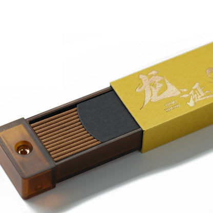 As Seen in a Qifu Tea Video: Natural Incense Sticks with Holder, 5g Tube