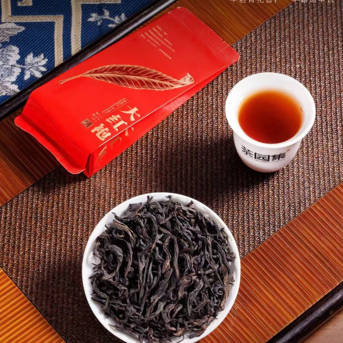 Cha Yuan Ji · Wuyi Shuang Jue | Da Hong Pao × Rougui Dual Rock Oolong Gift Box — Floral Rock Bone Meets Bold Cinnamon (249g / 30 Sachets)