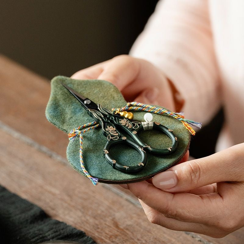 Ink Green Jade Butterfly Tea Scissors – Chinese Gongfu Tea Ceremony Shears