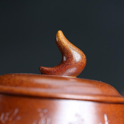 Yi Fan Feng Shun Yixing Teapot | Duan Ni Fire-Cloud Zisha Clay | Handcrafted 170ml