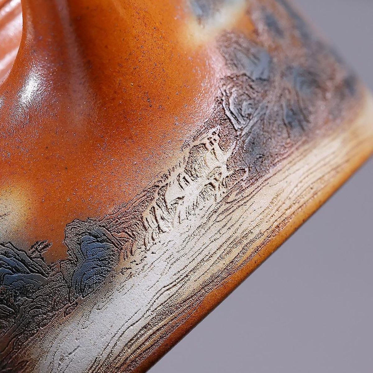 De Zhong · Wan Li Chang Jiang Yixing Teapot | Duan Ni Fire-Glazed Clay | Handcrafted 260ml