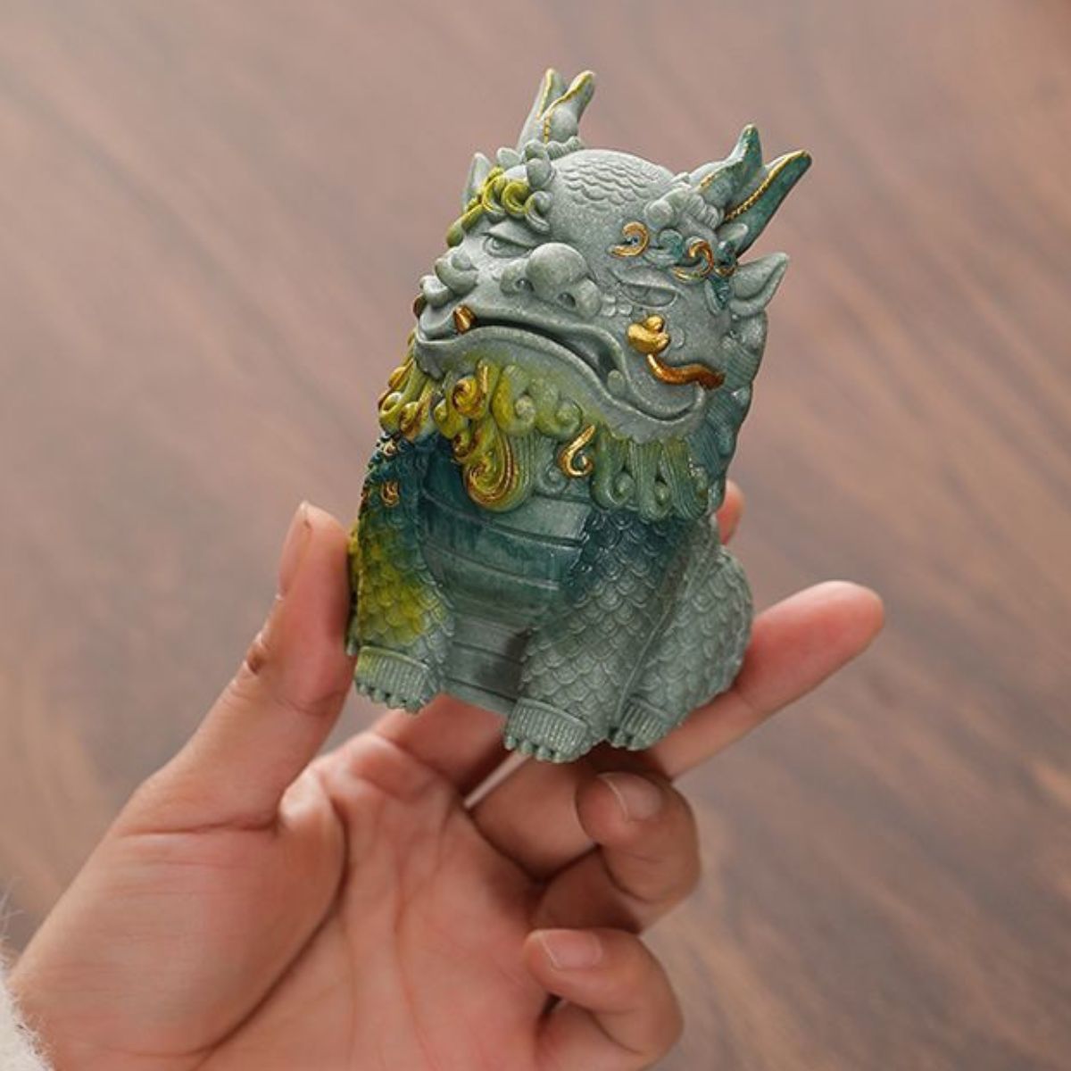 Sandstone Pixiu Tea Pet Figurine
