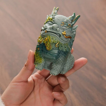 Sandstone Pixiu Tea Pet Figurine