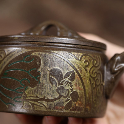 Shang Shan Ruo Shui Yixing Teapot | Aged Duan Ni Zisha Clay | Handcrafted 260ml