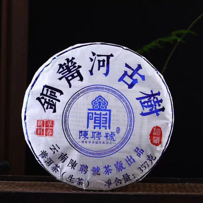 Tong Qing He Ancient Tree Raw Pu-erh Tea Cake 2022 - 357g Xishuangbanna