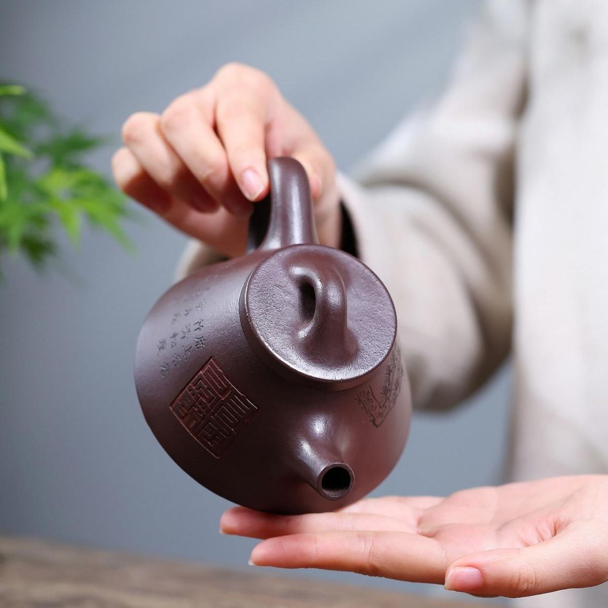 Ba Wang Piao Yixing Teapot | Premium Di Cao Qing Zisha Clay | Handcrafted 240ml