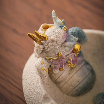 Dual-Use Backflow Incense Burner & Ashtray