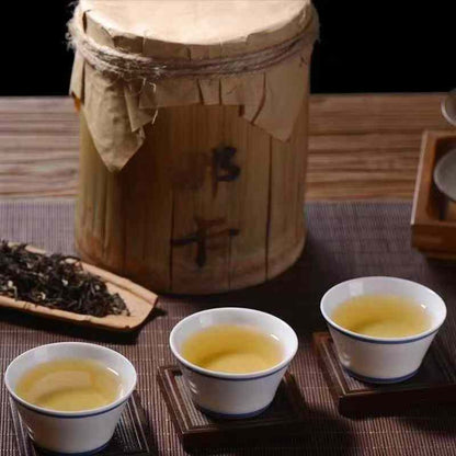 Naka Bamboo Tube Sheng Puerh Tea 2015 - 600g Traditional Lahu Craft