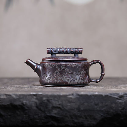 Xilu Fenghou Yixing Teapot — Handcrafted Ancient Bronze Clay, 200ml
