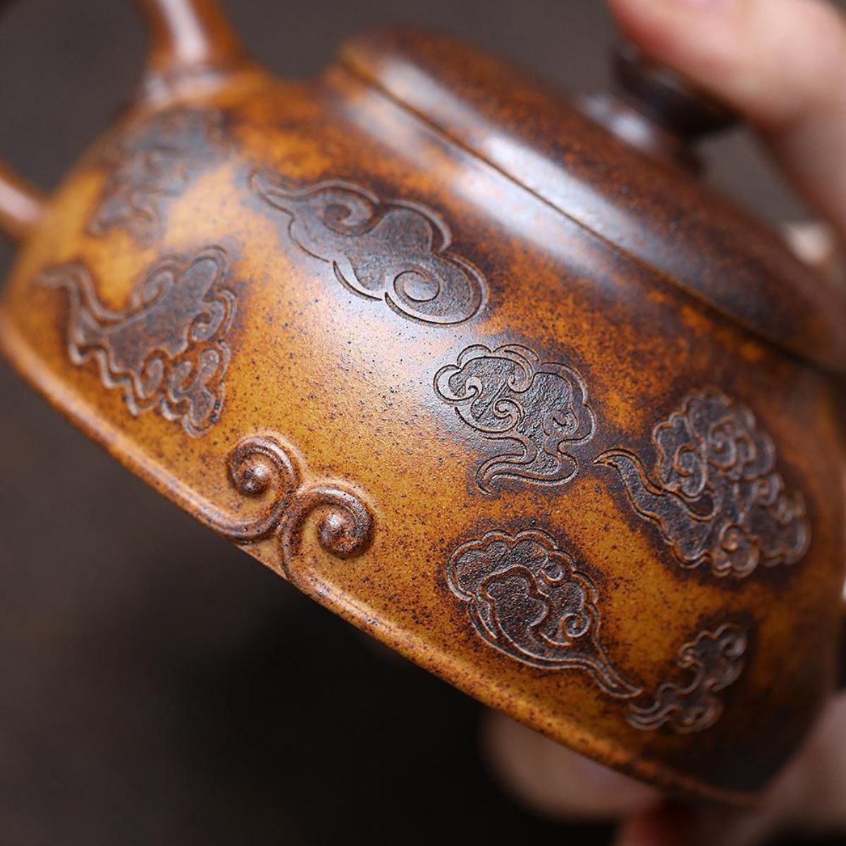 Handmade Yixing Purple Clay Teapot 270ml - Original High-Temperature Duan Ni Zisha Gongfu Tea Pot
