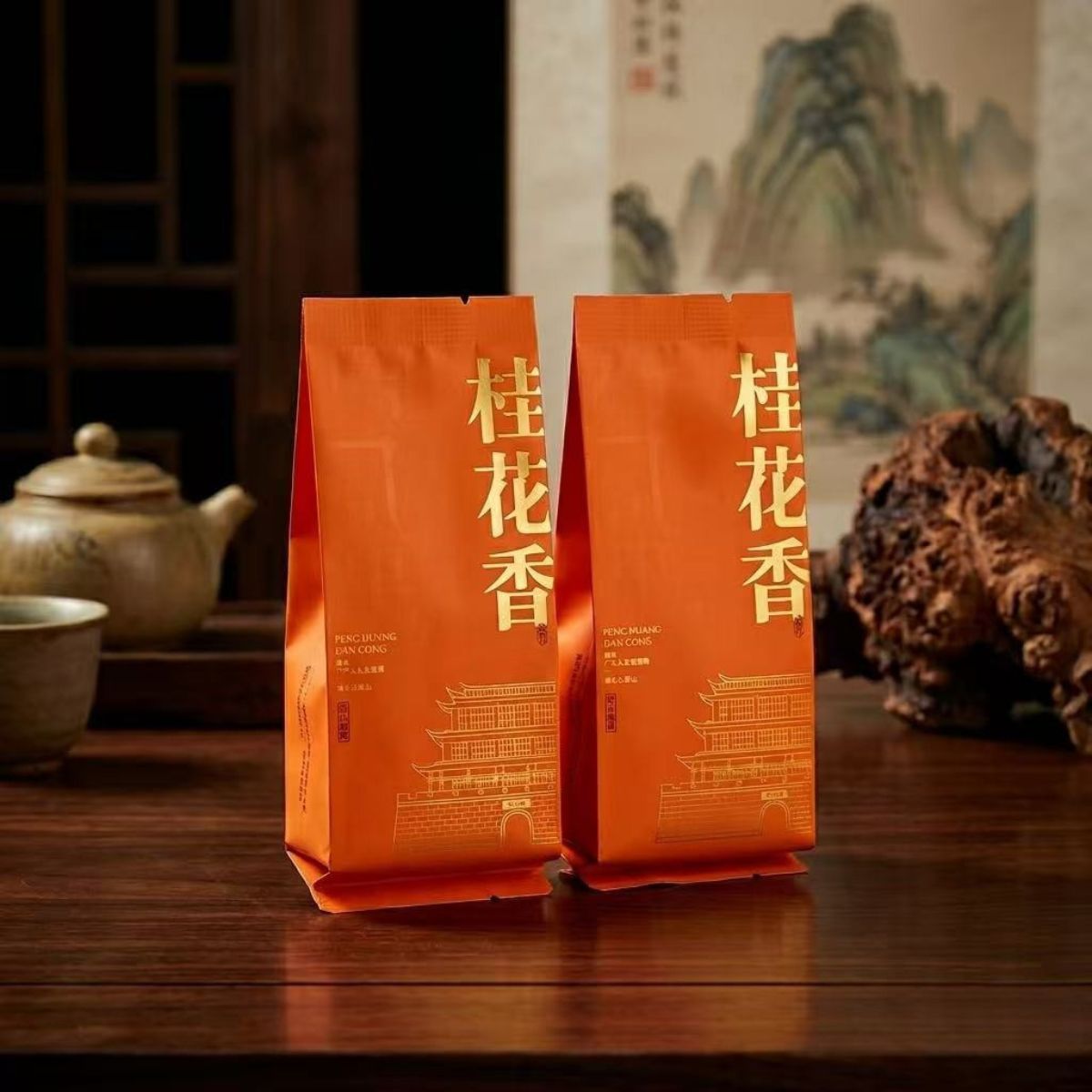 Gui Hua Xiang Dan Cong Oolong Tea – Portable Gift Box (8.5g × 6 Sachets)
