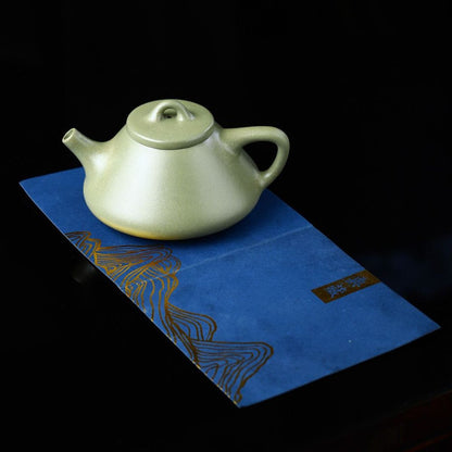 Handmade Yixing Purple Clay Teapot 200ml - Aged Dou Qing Sand Ziye Shipiao by Chen Wenbo