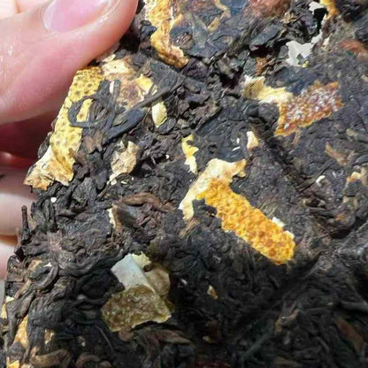 Chenpi Palace Ripe Pu-erh - Hand-Torn Cake | Xinhui Tangerine Peel & 2016 Ancient Tree