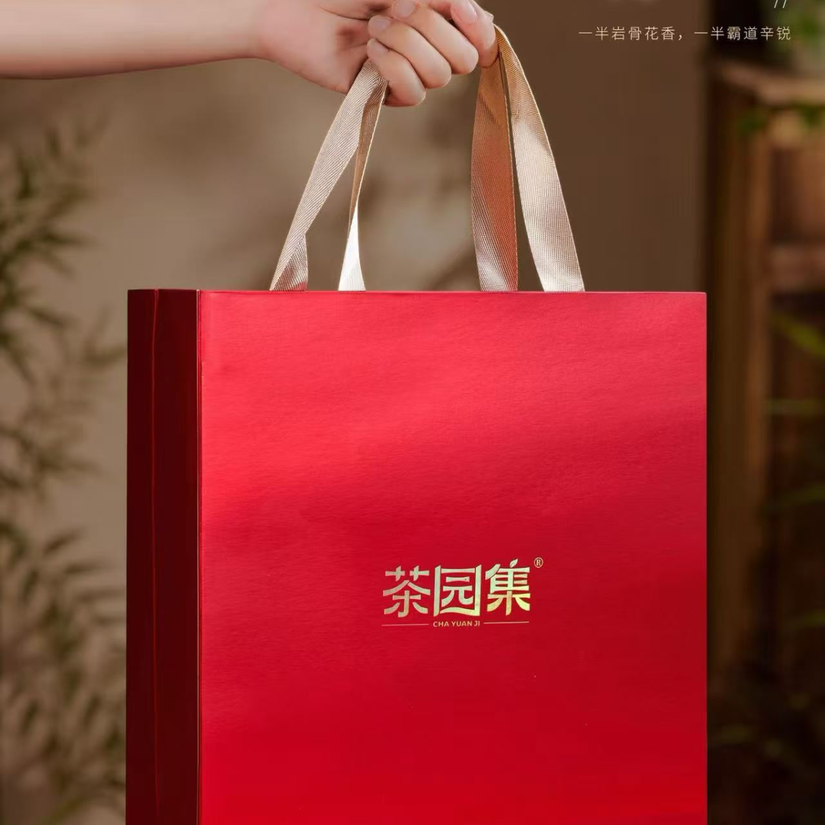 Cha Yuan Ji · Wuyi Shuang Jue | Da Hong Pao × Rougui Dual Rock Oolong Gift Box — Floral Rock Bone Meets Bold Cinnamon (249g / 30 Sachets)