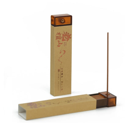 As Seen in a Qifu Tea Video: Natural Incense Sticks with Holder, 5g Tube
