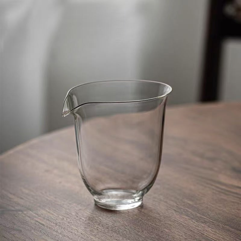 Chinese Zen Glass Handleless Pitcher – 230ml