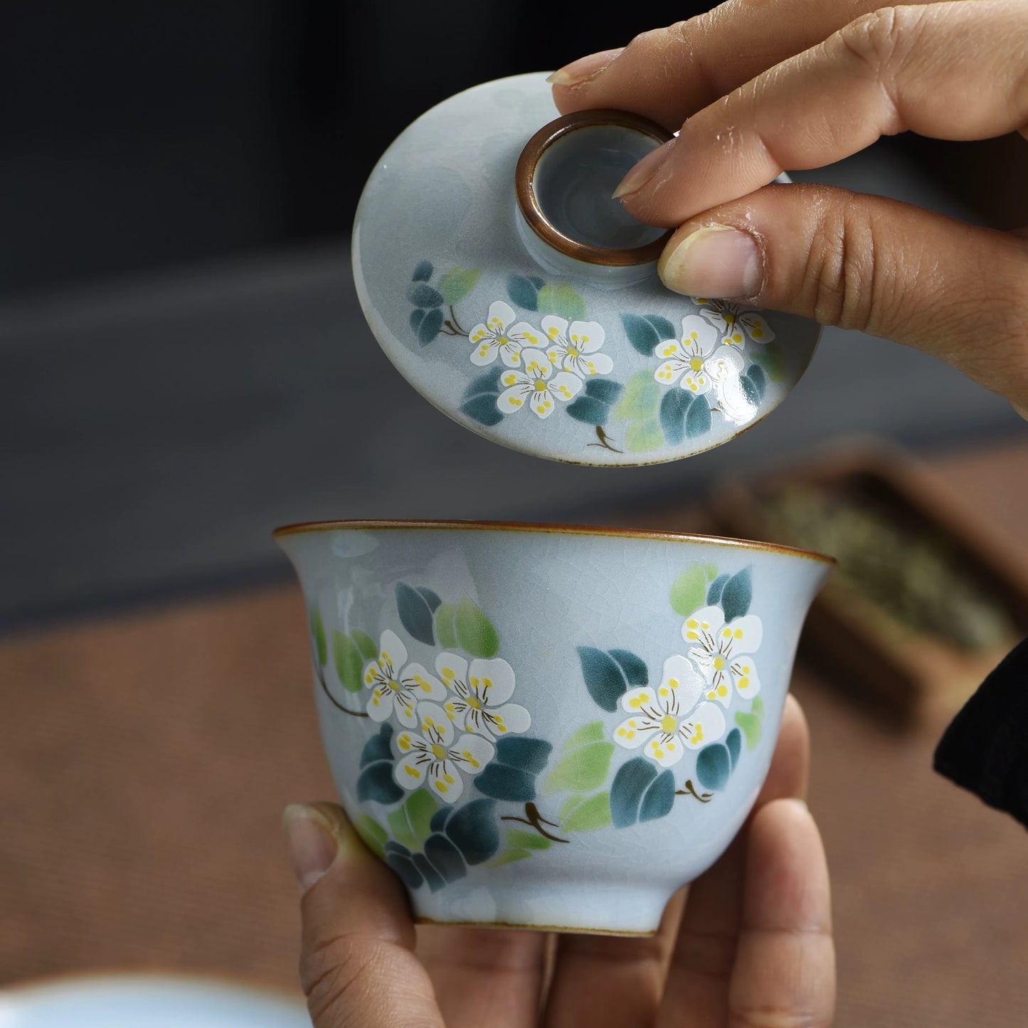 Blue Mountain Tea Gaiwan Tea Set