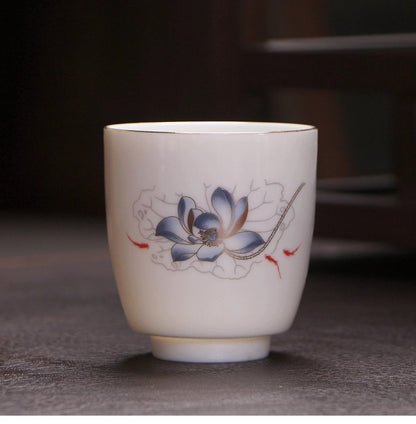 Blue Lotus Gaiwan Tea Set