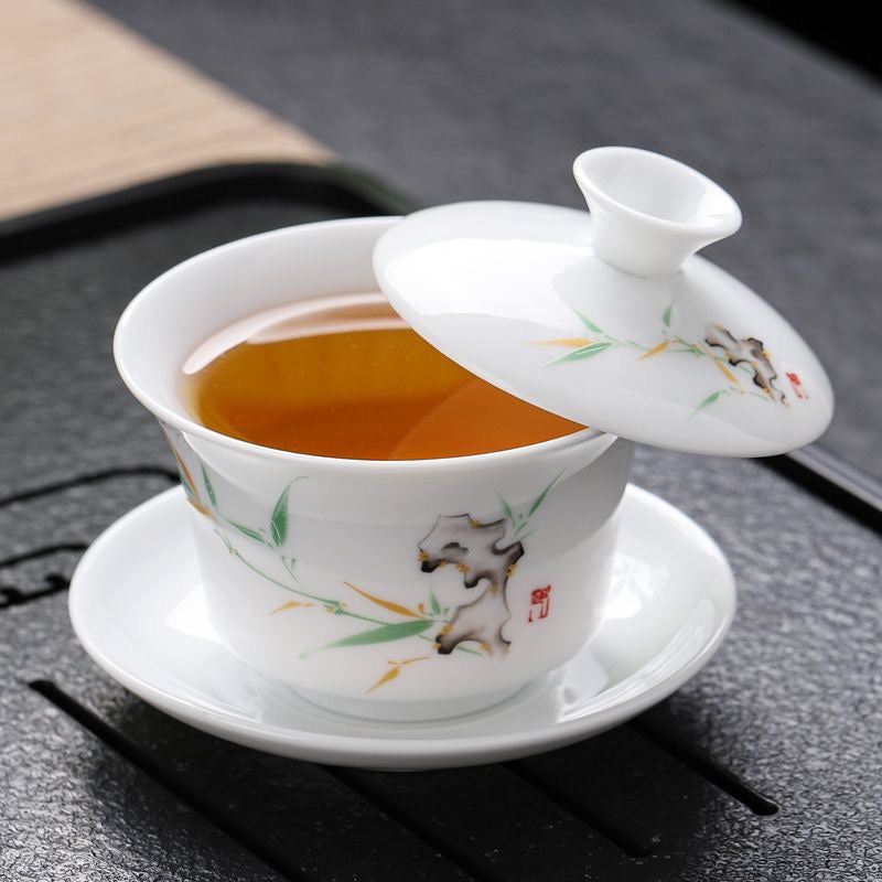 Zhi Zu Sancai Gaiwan Tea Set