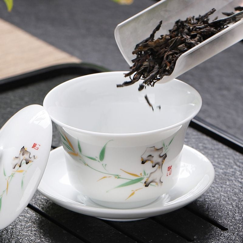 Zhi Zu Sancai Gaiwan Tea Set