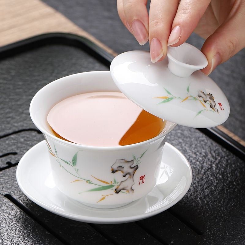 Blue Lotus Gaiwan Tea Set