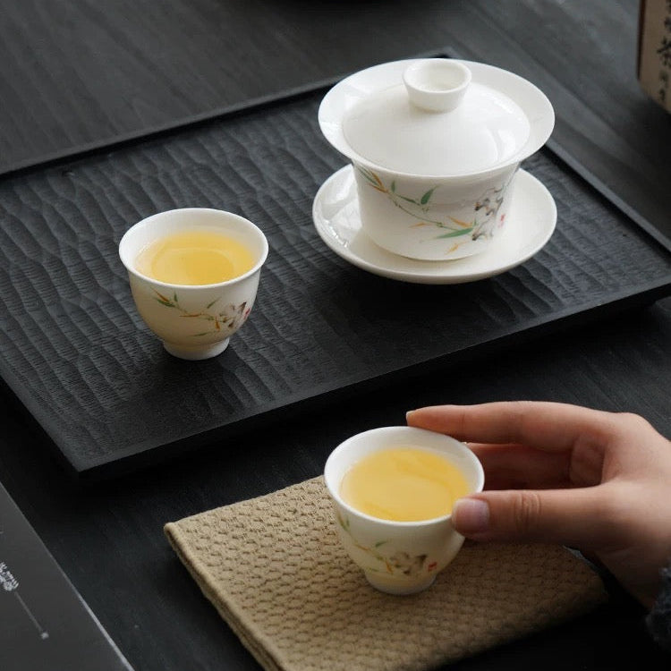 Zhi Zu Sancai Gaiwan Tea Set