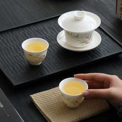 Zhi Zu Sancai Gaiwan Tea Set