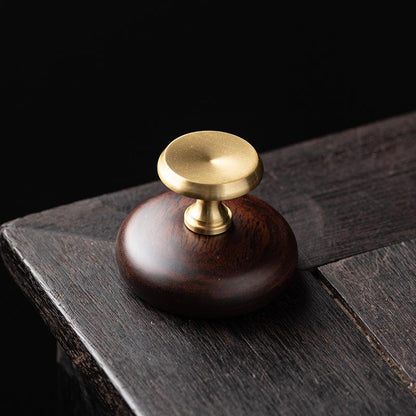 Ebony & Copper Teapot Lid Rest