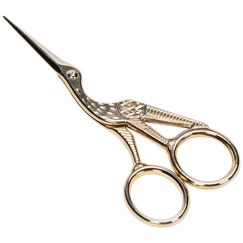 Gold Crane Tea Sachet Scissors