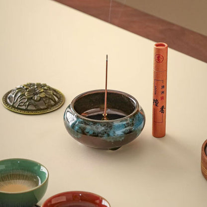 Ru Yao Xi Shi Teapot & Incense Burner Portable Tea Gift Set – Complete Gongfu Tea Experience
