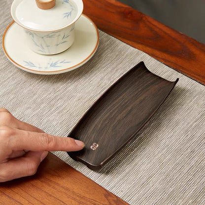 Digital Scale Tea Scoop & Pick Set – 0.1g Precision | Walnut, Ebony & White Jade Finish