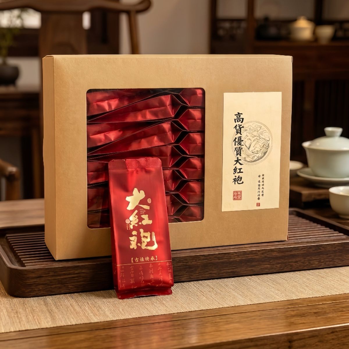 Premium Da Hong Pao (Wuyi Rock Oolong) | Outer Slope Zhengyan-Style Tea | Floral Aroma, Smooth Body & Balanced Sweetness