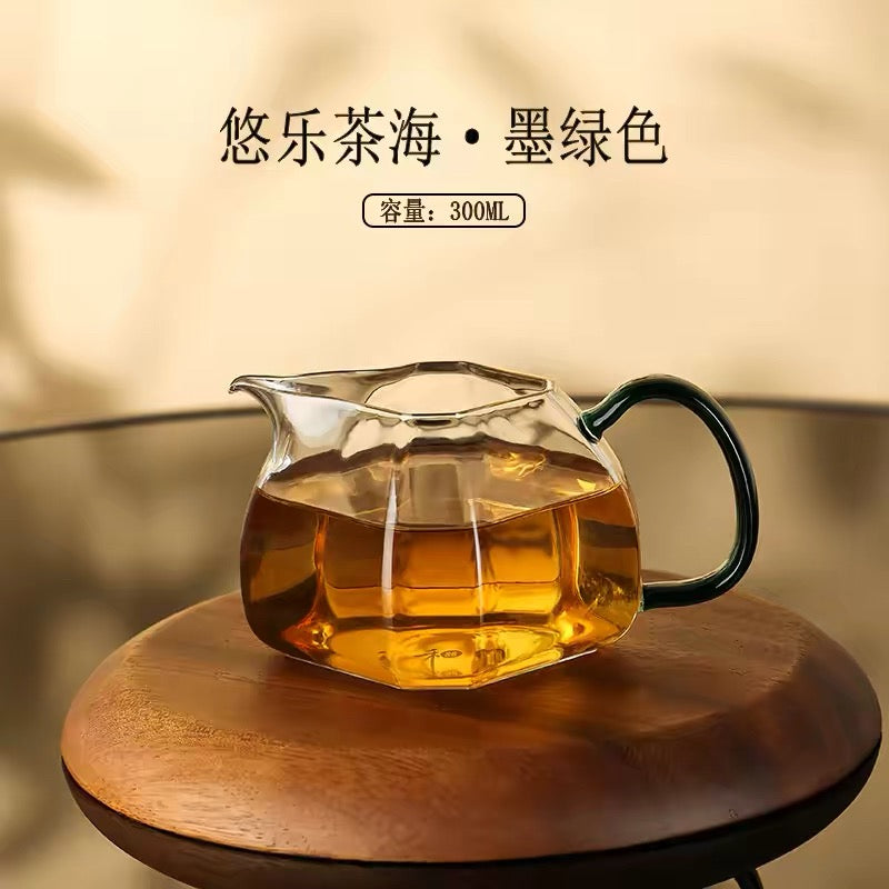You Le Cha Hai Glass Fairness Cup – 300ml Gongfu Tea Sharing Pitcher