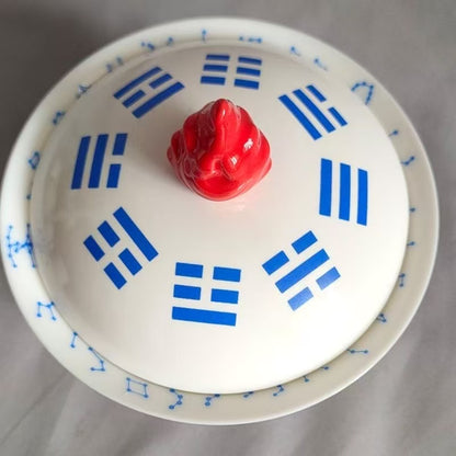 Tian Yi Jiu Ku Bagua Flame Ceramic Gaiwan – 350ml