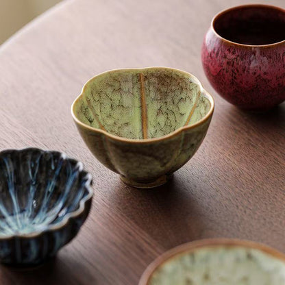 Wu Xing Five Elements Ceramic Tea Cup Gift Set – Set of 5
