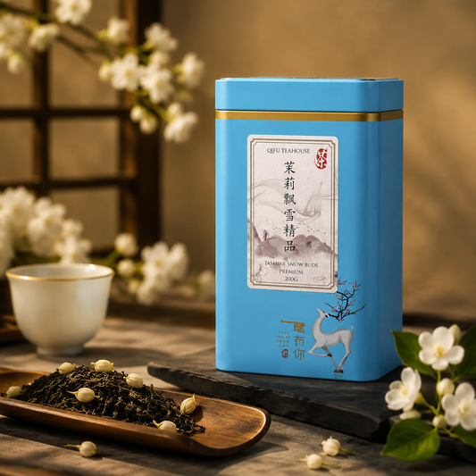 Jasmine Piao Xue — Premium Everyday Jasmine Scented Tea | Snow-Fall Petals, Pure Natural Fragrance