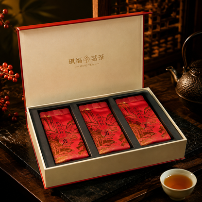 Keng Jian Rou Gui Gift Box – Premium Wuyi Rock Oolong Tea | 6 Sachets × 8.5g