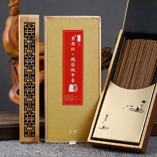 9A Grade E Li Zhang Zhong Xiang Handcrafted Incense – Pear, Agarwood & Sandalwood | 70g ~200 Sticks